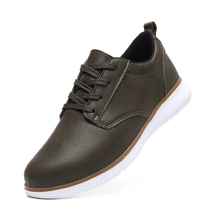 Mason Leather Sneakers - London Lake
