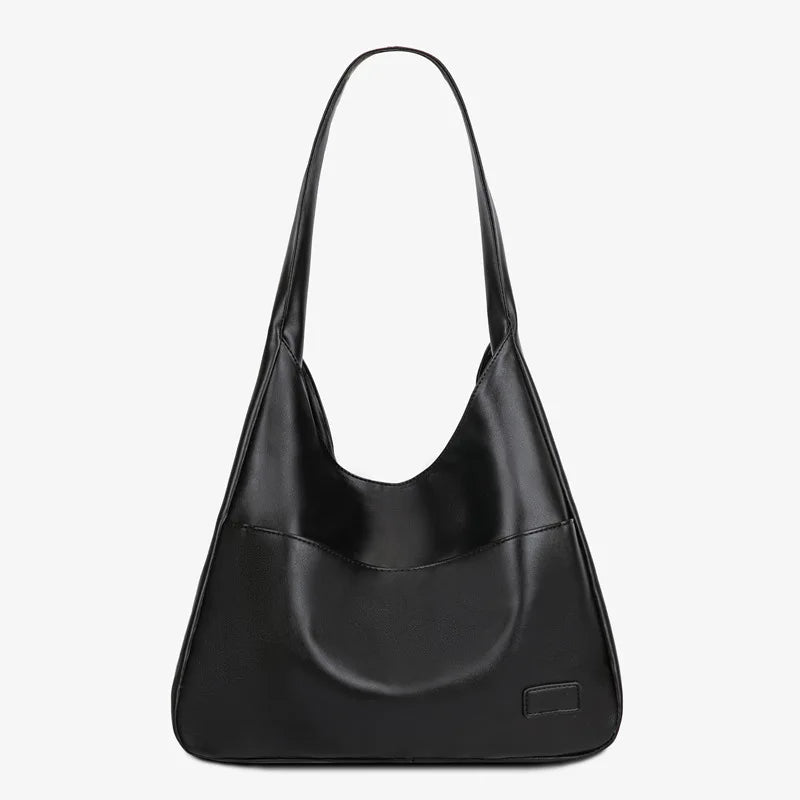 Elise Leather Shoulder Bag - London Lake