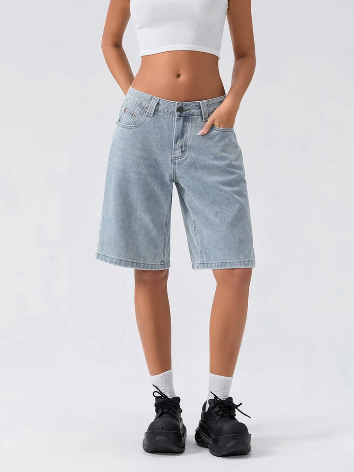 Bermuda Denim Shorts - London Lake
