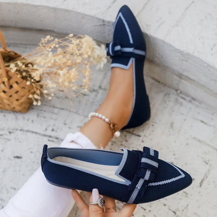 Jolene Pointed Toe Loafer - London Lake