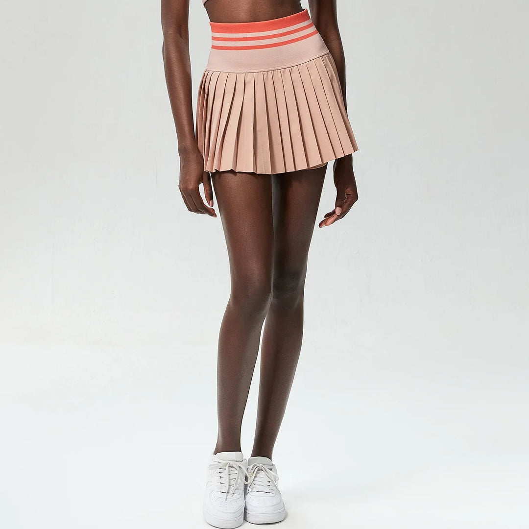 Match Point Pleated Skirt - London Lake