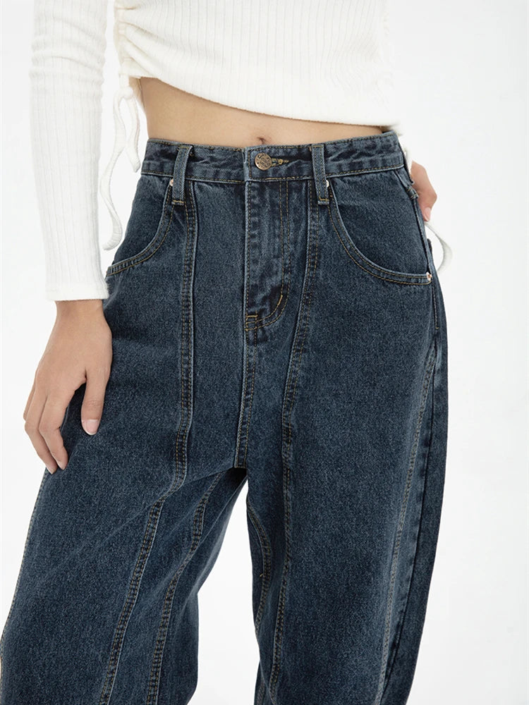 Celeste Wide-Leg Baggy Jeans - London Lake