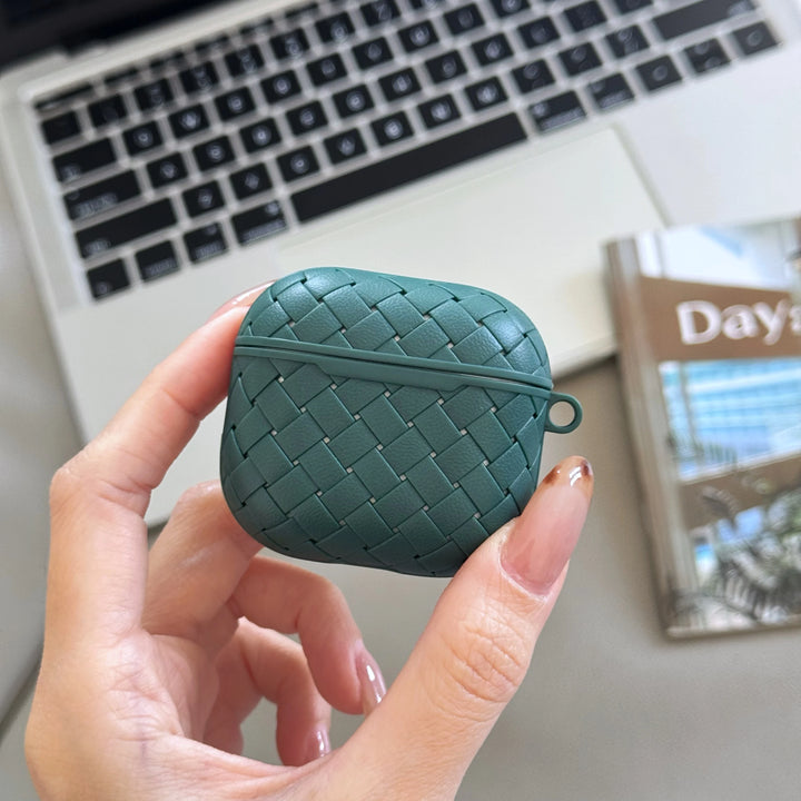 Silcone Woven AirPods Case - London Lake