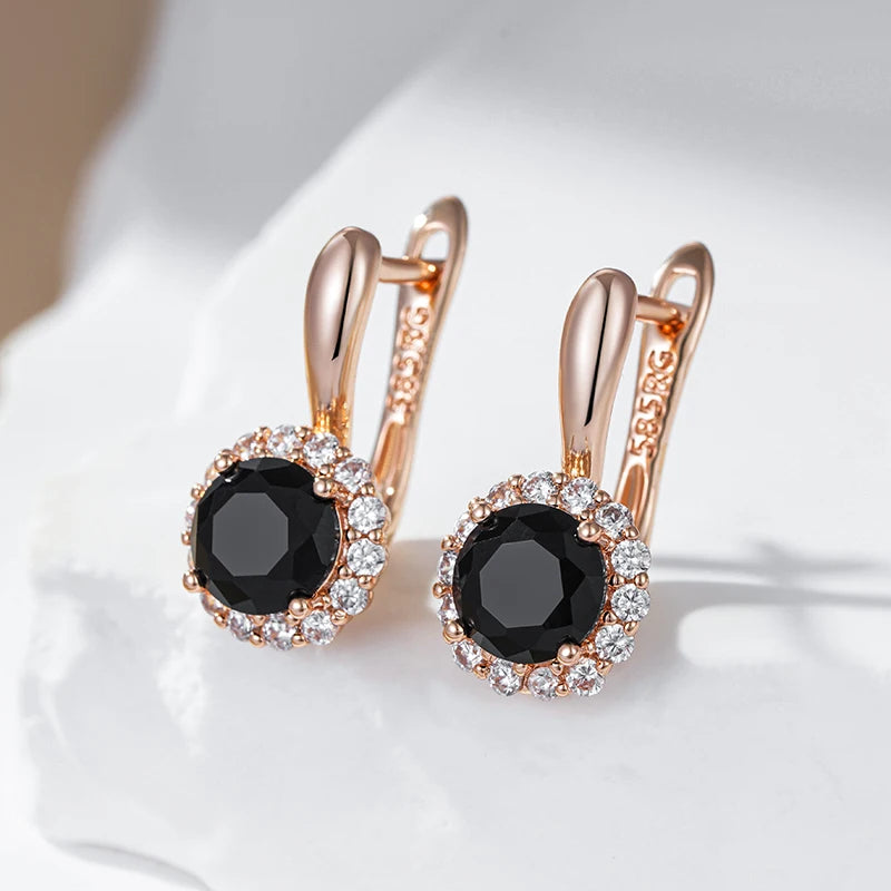 Starlit Onyx Drop Earrings - London Lake