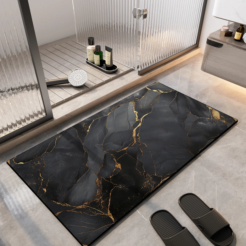 Cascade Marble Bath Mat - London Lake