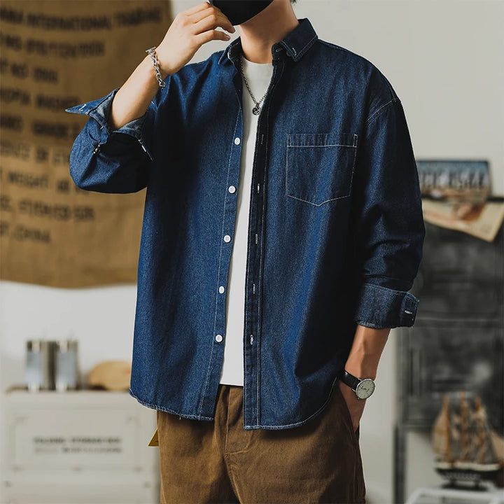 Ridgeway Denim Button-Up - London Lake
