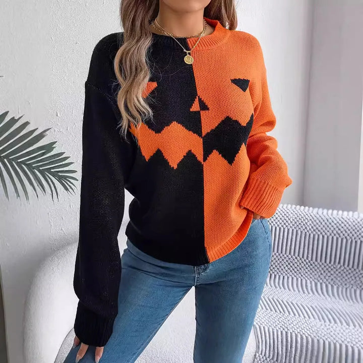Pumpkin Knit Sweater - London Lake