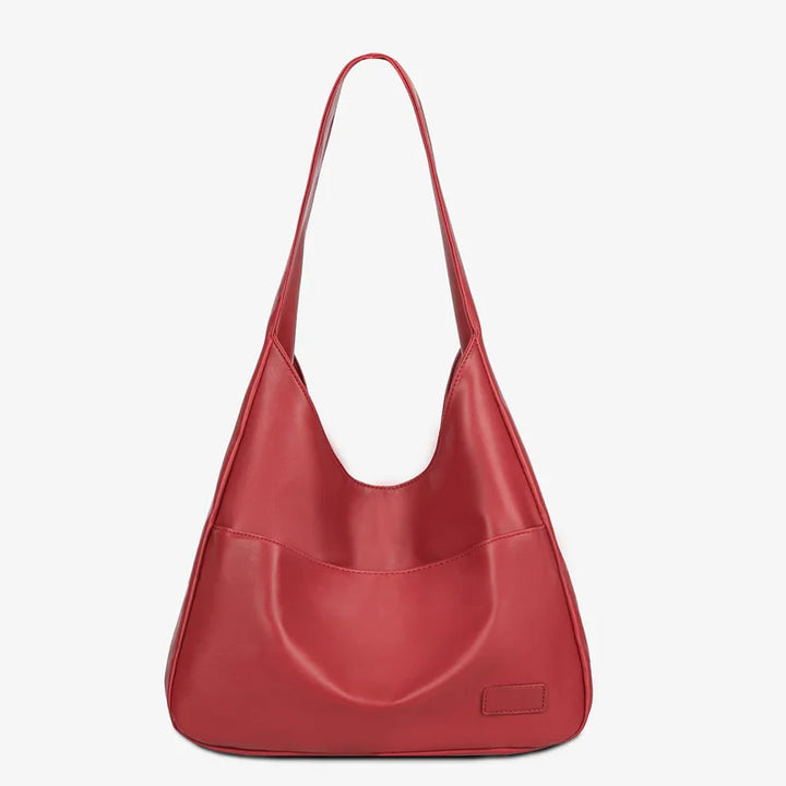 Elise Leather Shoulder Bag - London Lake