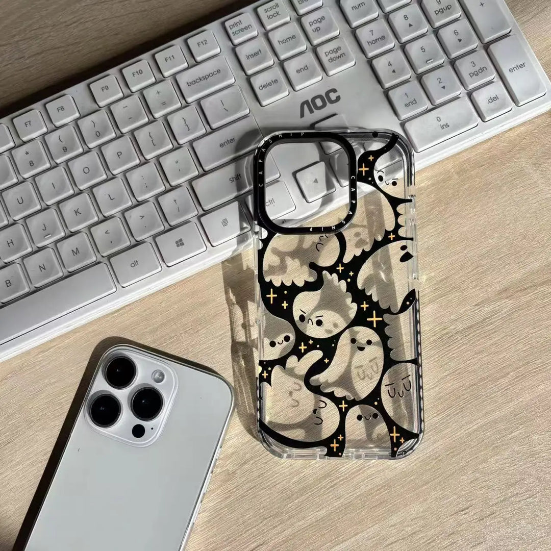Ghostly Charm iPhone Case - London Lake