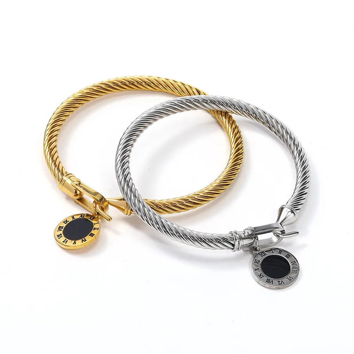 Roma Cable Buckle Bracelet - London Lake