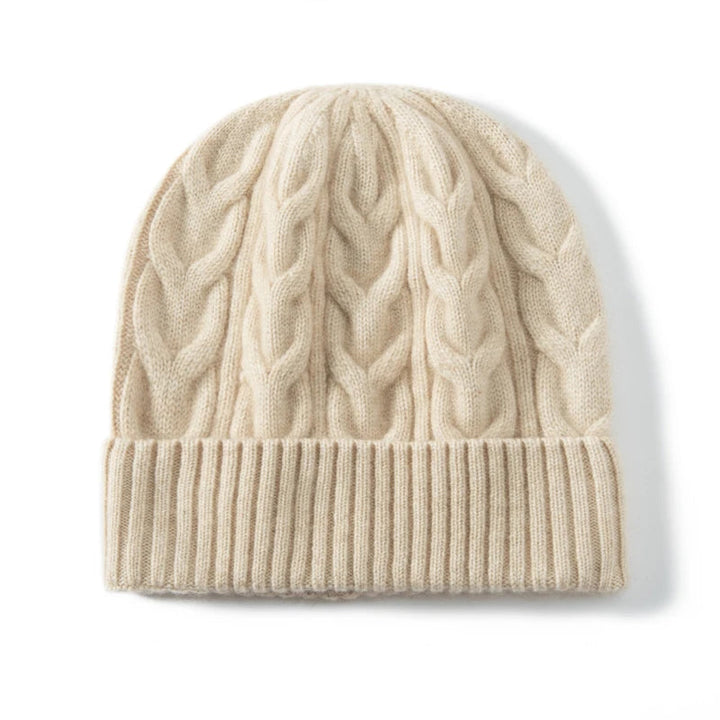 Norwood Cable Wool Beanie - London Lake