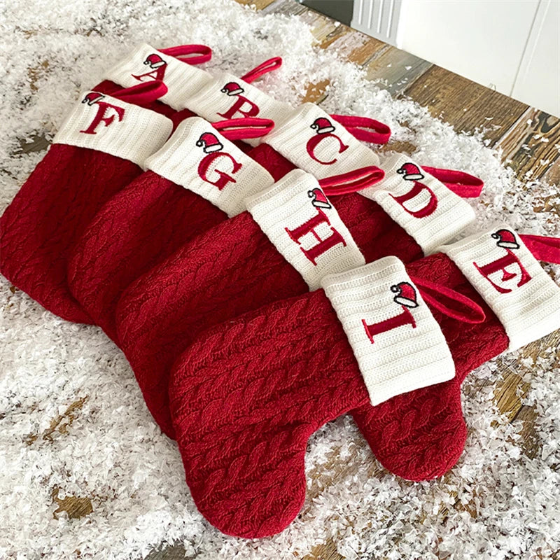 Merry & Monogrammed Stockings - London Lake
