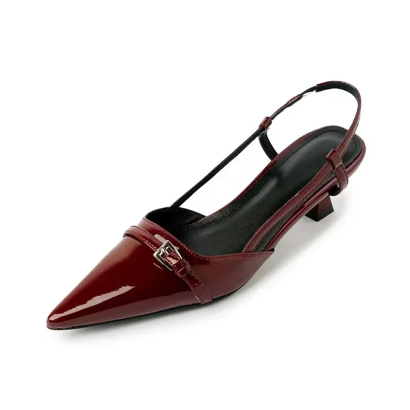 Cortona Slingback Pointed Toe Pumps - London Lake