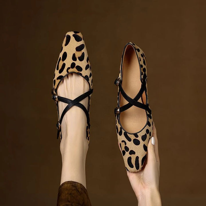 Leona Leather Mary Janes - London Lake