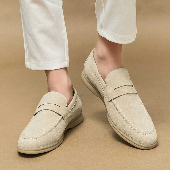 Kensley Suede Loafers - London Lake