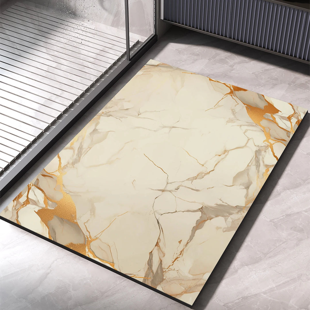 Cascade Marble Bath Mat - London Lake
