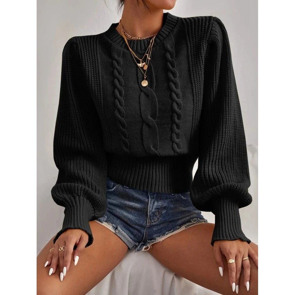 Velara Knit Sweater - London Lake