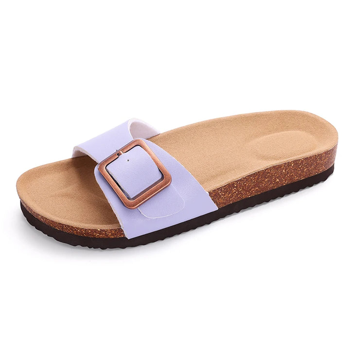 Terra Buckle Sandals - London Lake