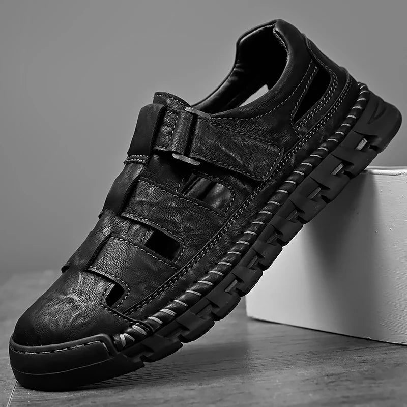 Wayport Leather Sandals - London Lake