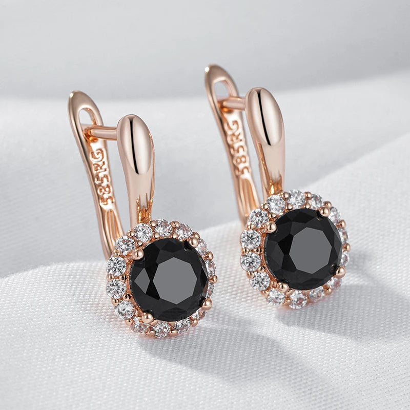 Starlit Onyx Drop Earrings - London Lake
