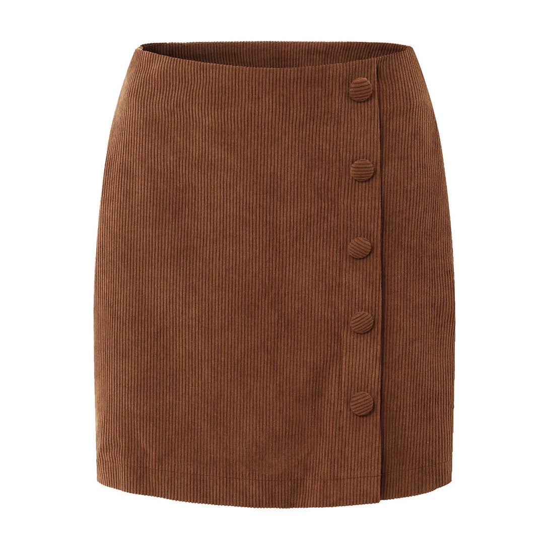 Ashbury Mini Corduroy Skirt - London Lake