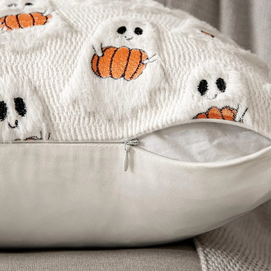 Ghost Pumpkin Pillow Covers - London Lake