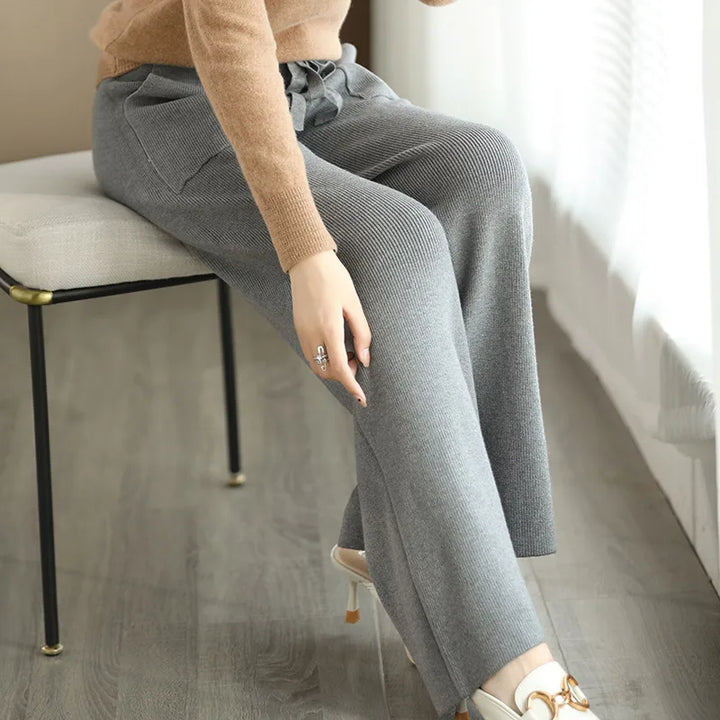 Whisper Wool Trousers - London Lake