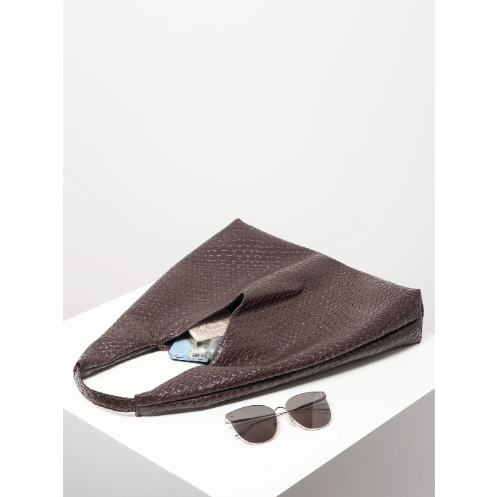 Ana Leather Hobo Bag - London Lake