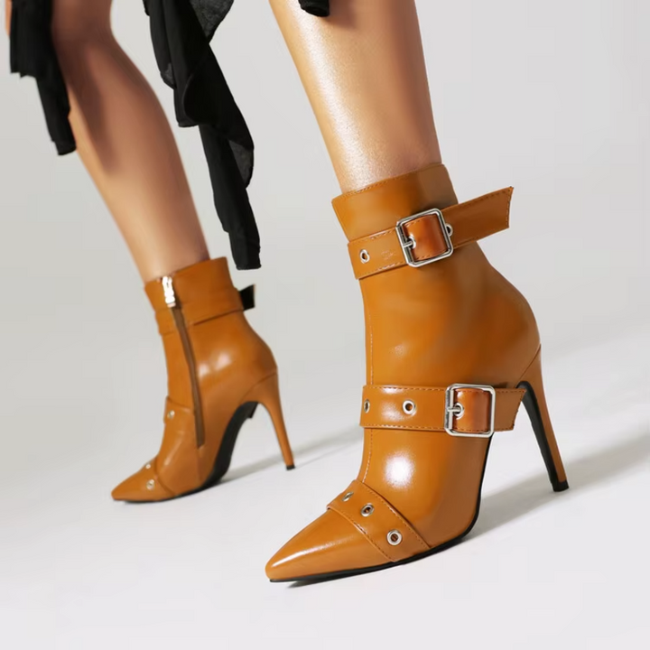 Rebel Stiletto Boots - London Lake