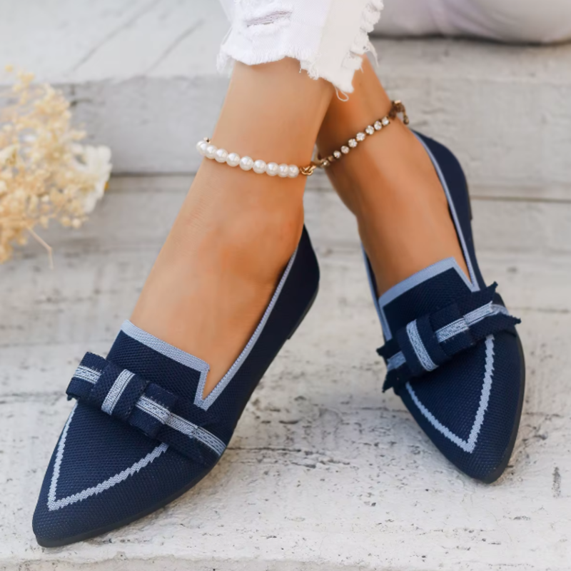 Jolene Pointed Toe Loafer - London Lake