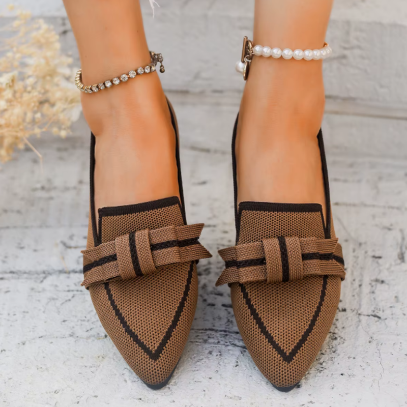 Jolene Pointed Toe Loafer - London Lake