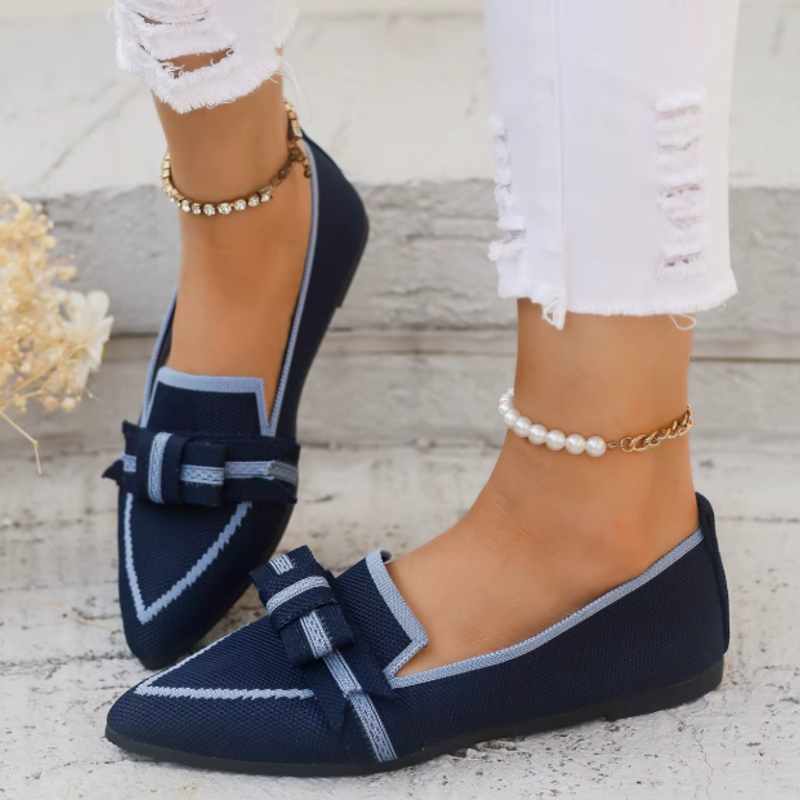 Jolene Pointed Toe Loafer - London Lake
