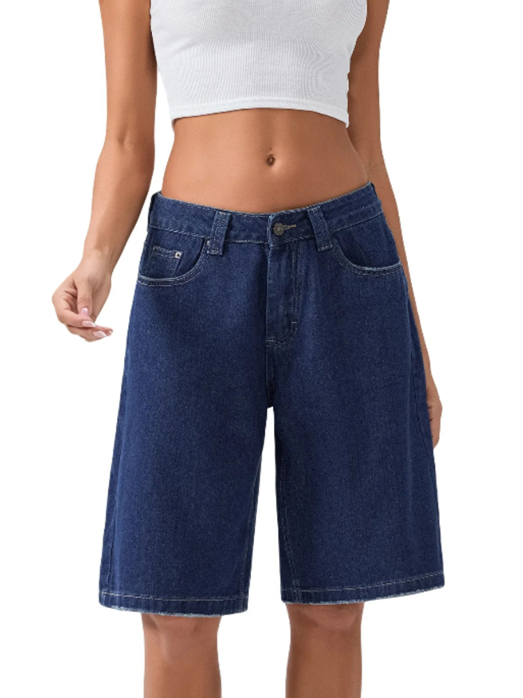Bermuda Denim Shorts - London Lake
