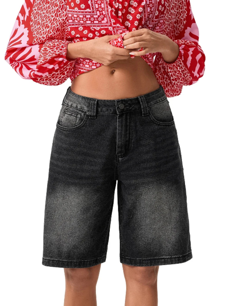 Bermuda Denim Shorts - London Lake