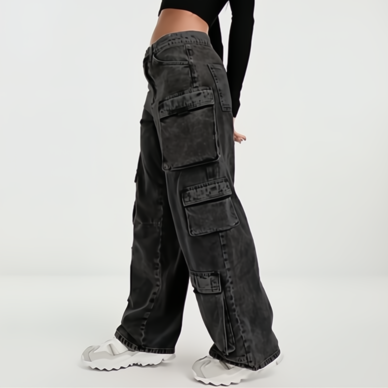 Rogue Cargo Denim Jeans - London Lake