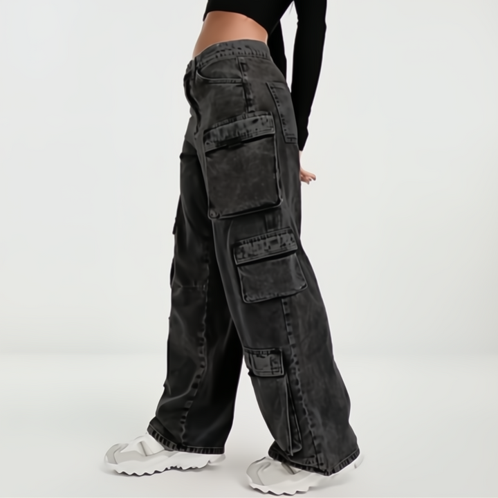 Rogue Cargo Denim Jeans - London Lake