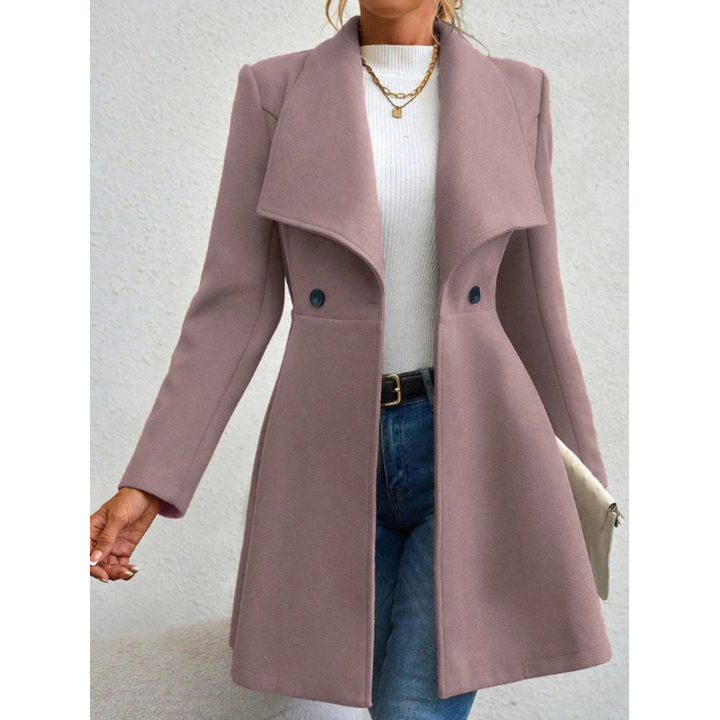 Lorraine Curve French Coat - London Lake