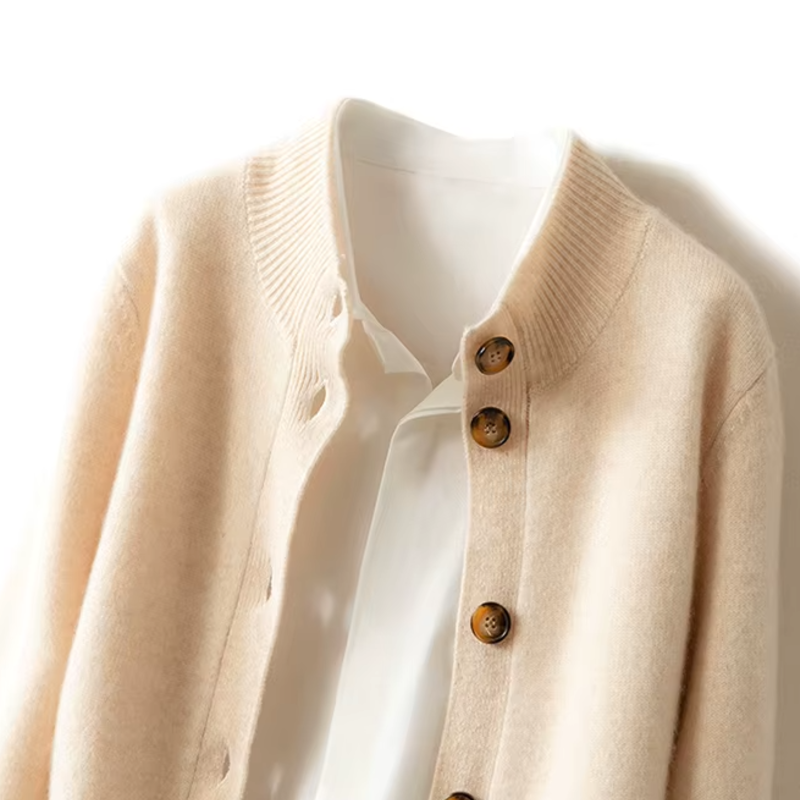 Wool Cashmere Sweater - London Lake