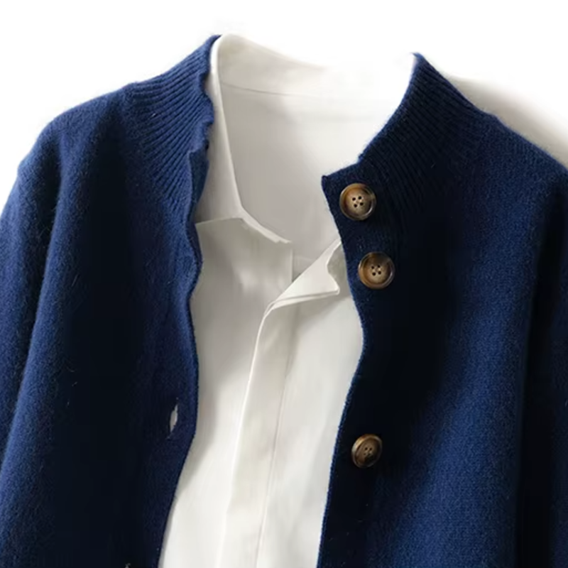 Wool Cashmere Sweater - London Lake