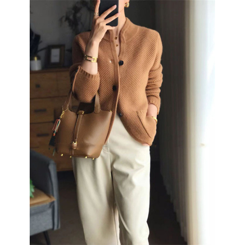 Lynn Cashmere Knit Cardigan - London Lake