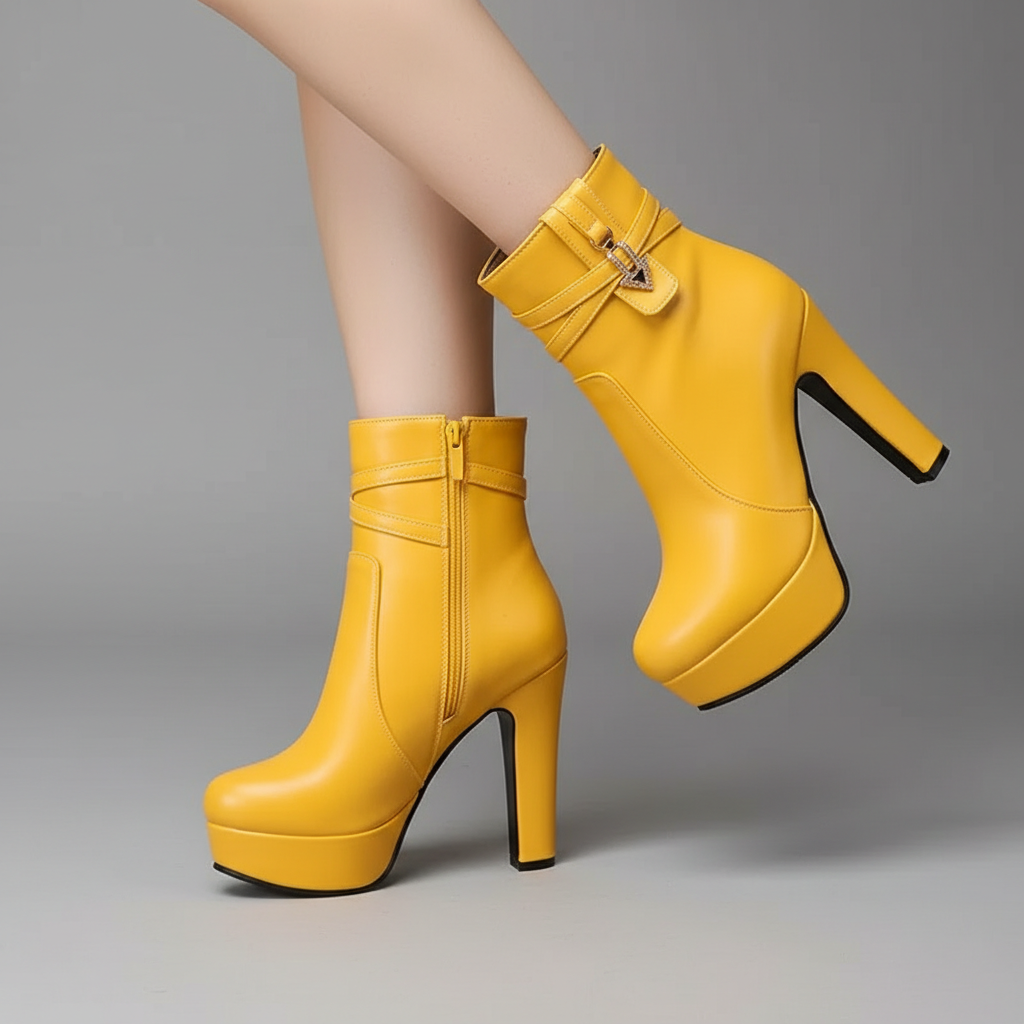 Celine Leather Boots - London Lake