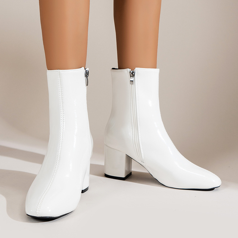 Milano Zip-Up Chelsea Boots - London Lake