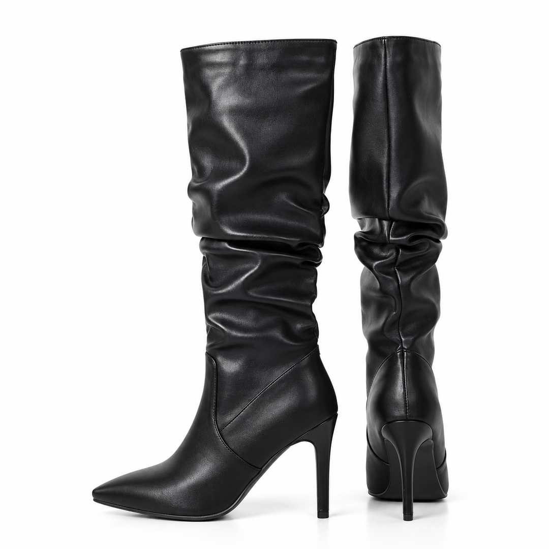 Abigail Stiletto Knee-High Boots