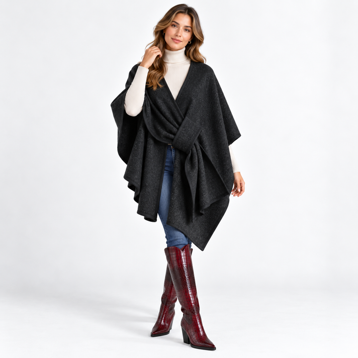 Amelie Belted Wrap Cardigan