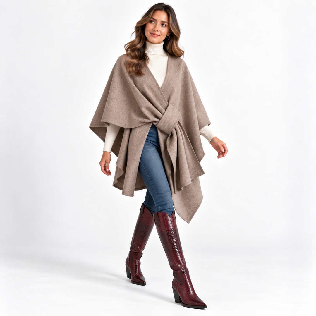 Amelie Belted Wrap Cardigan