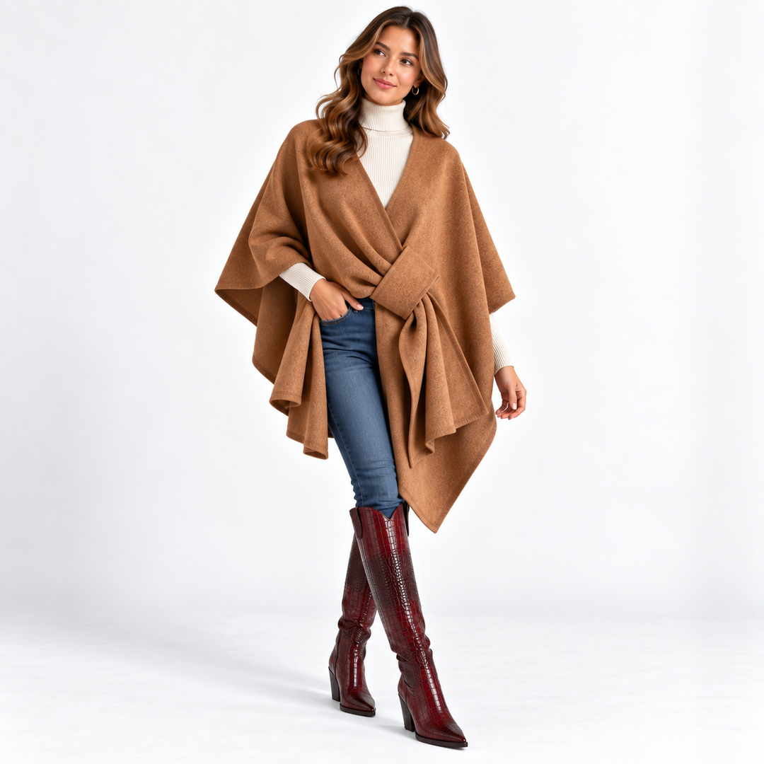 Amelie Belted Wrap Cardigan