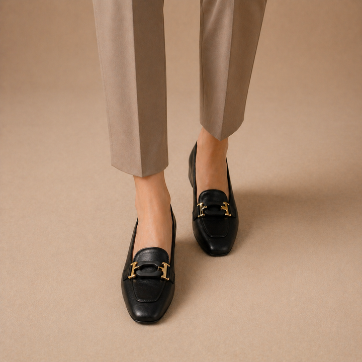 Colette Buckle Loafers - London Lake