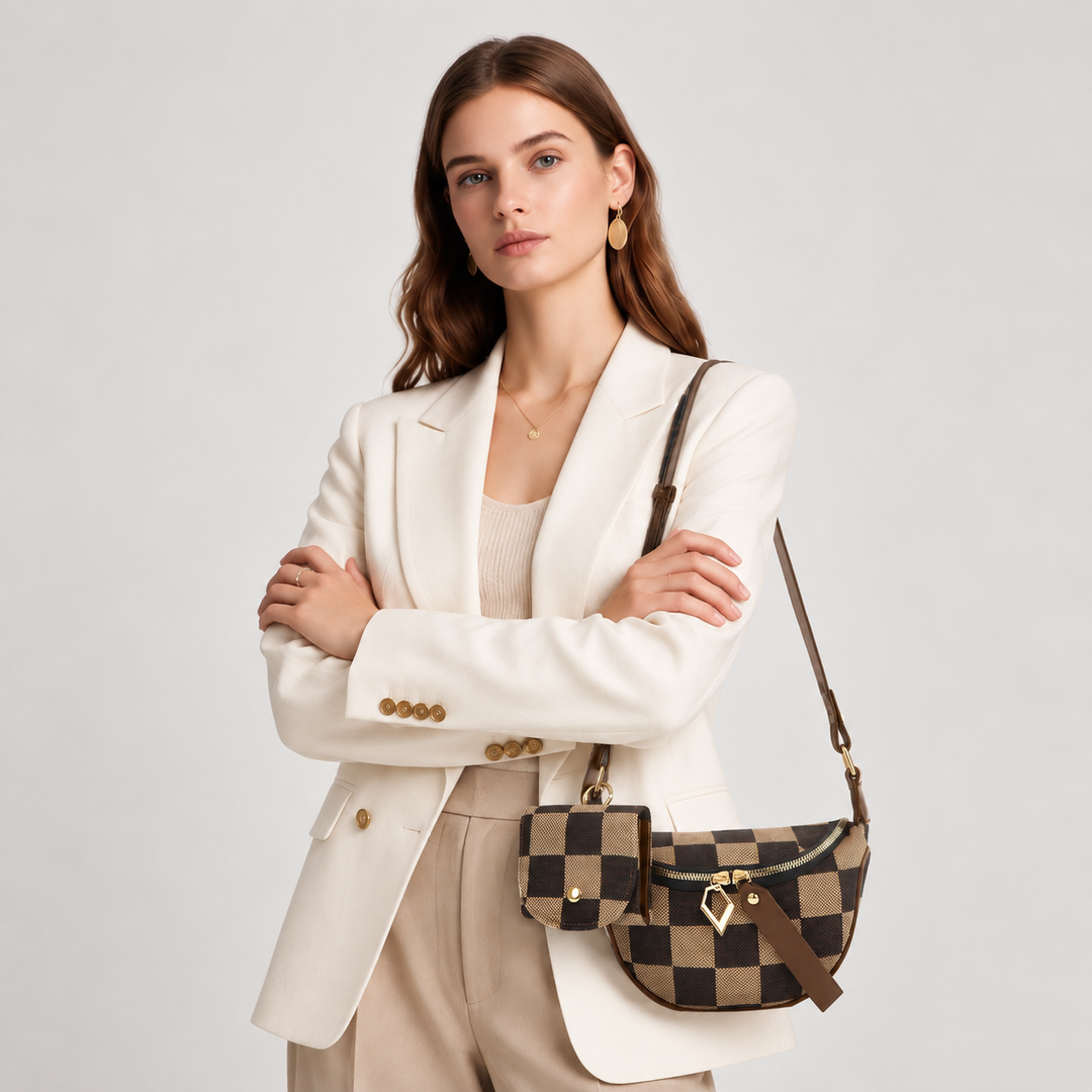 Marlene Checkered Bag