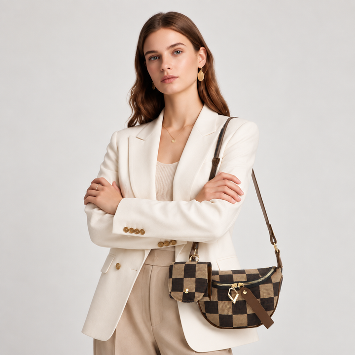 Marlene Checkered Bag