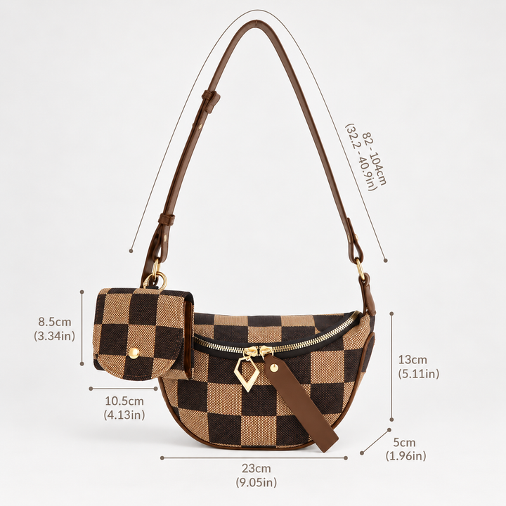 Marlene Checkered Bag